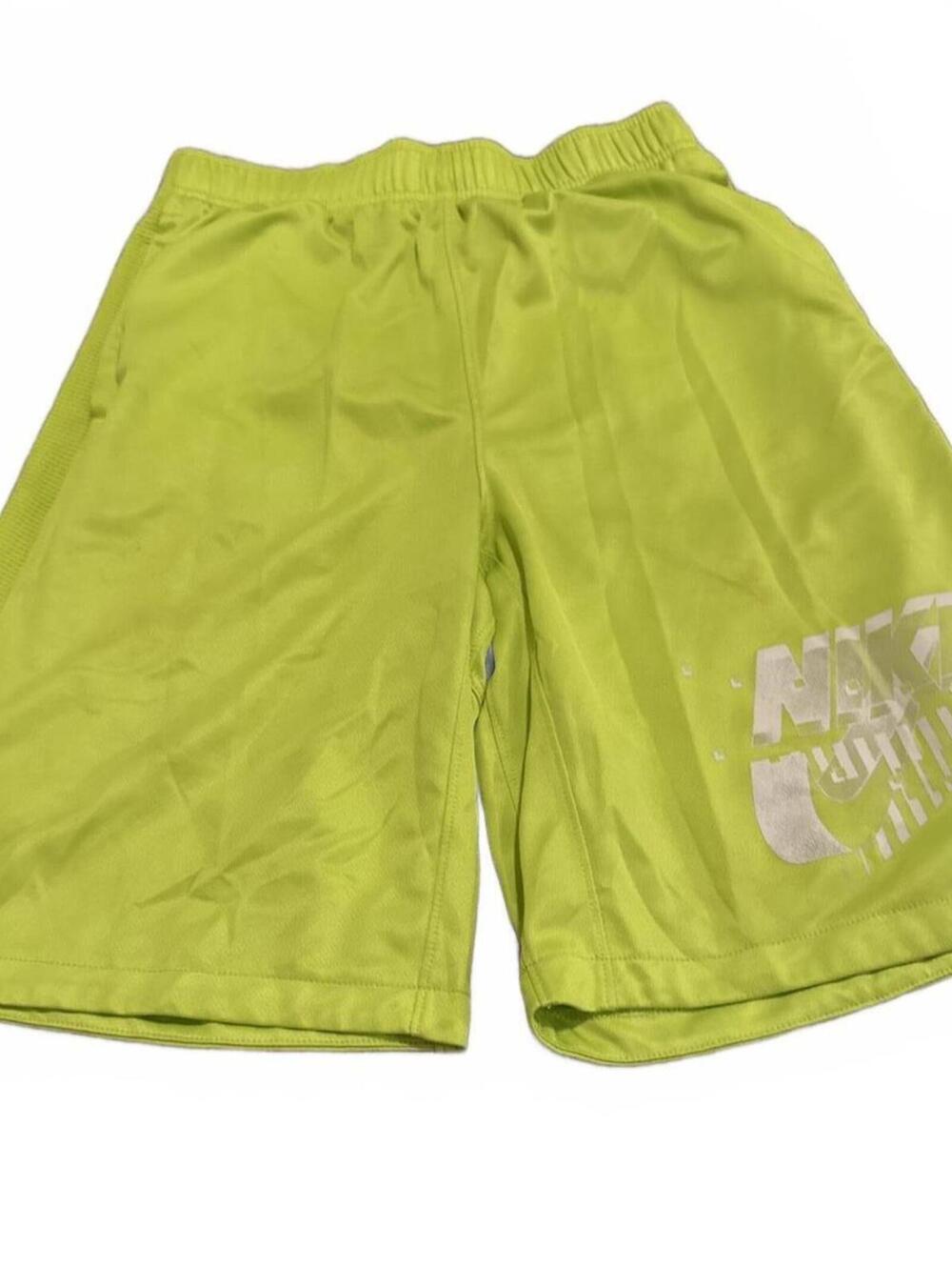 Nike Boys Yellow Dri-Fit Athletic Shorts XL